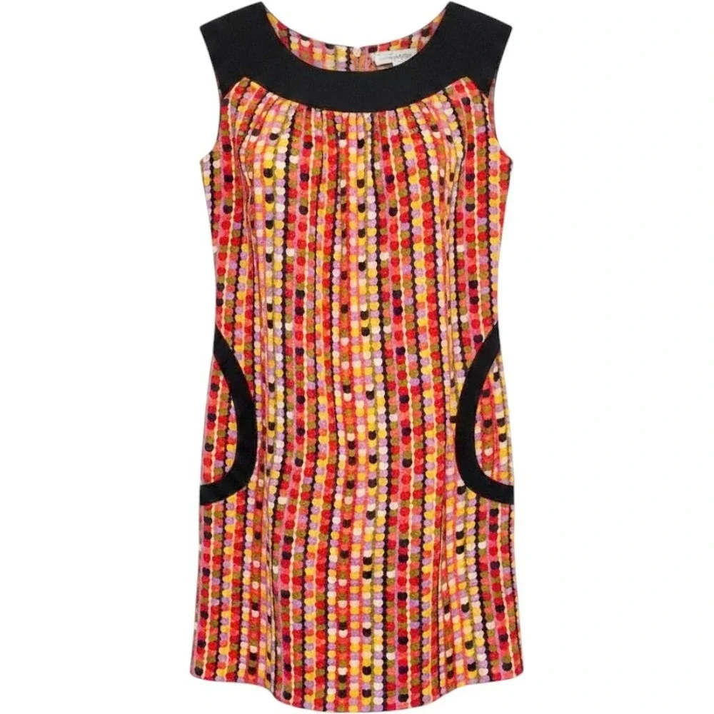 Uncle Frank Pink and Black Sheath Mini Dress‎